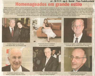 Jornal de Jundiaí - 10/11/2011