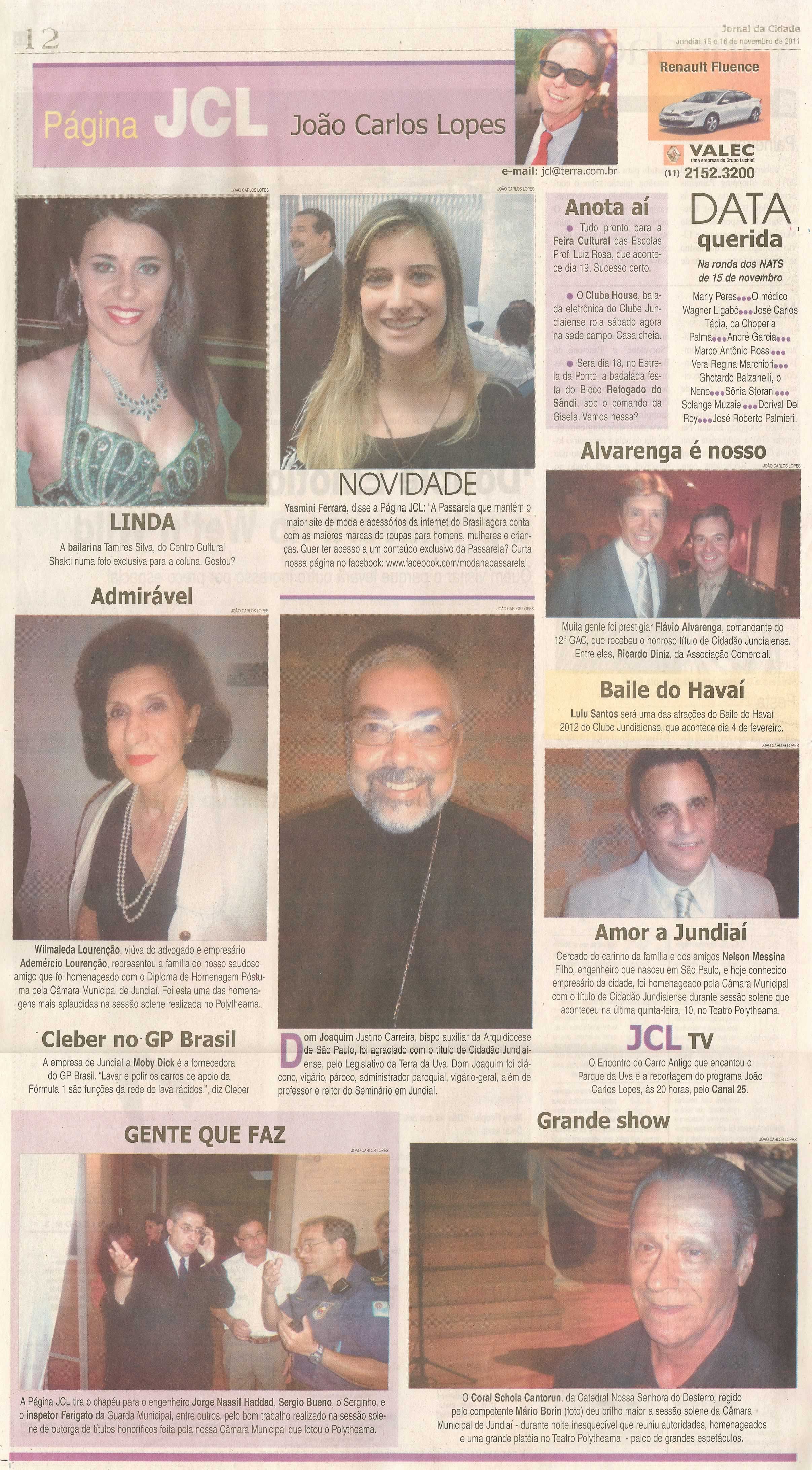 Jornal da Cidade - 15/11/2011