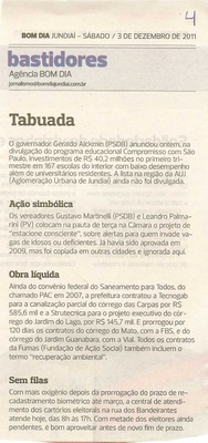 Bom Dia Jundiaí - 03/12/2011