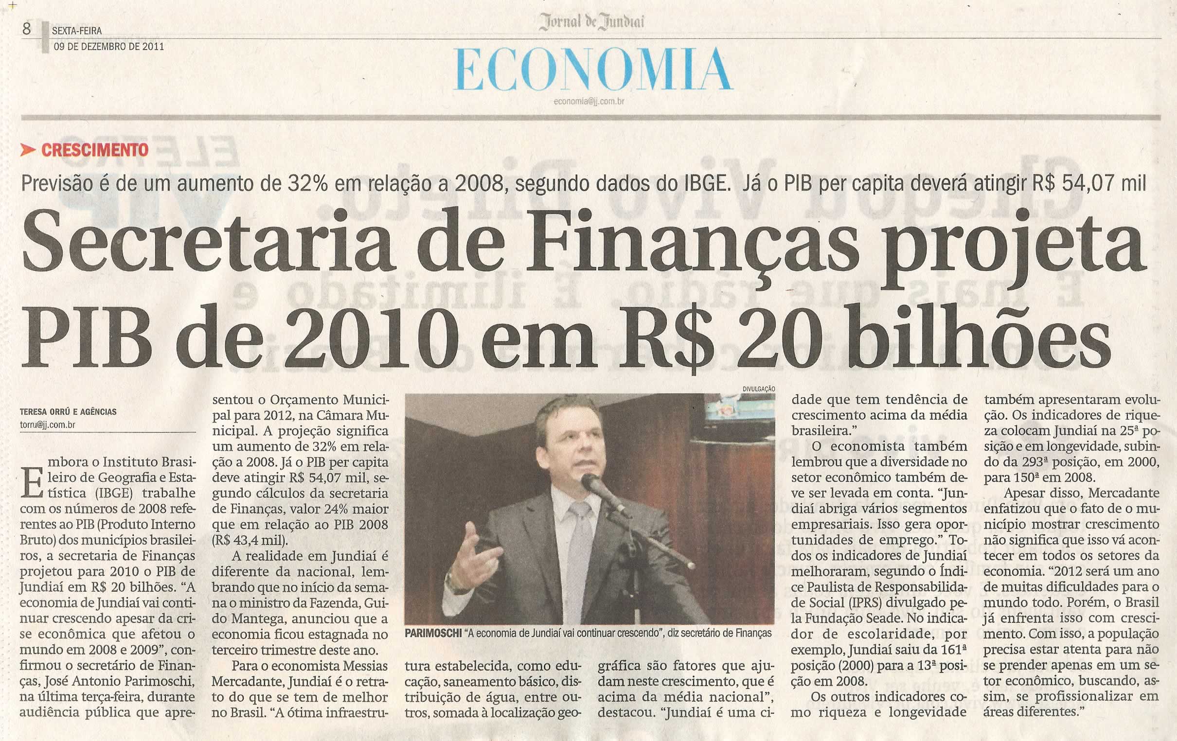 Jornal de Jundiaí - 09/12/2011