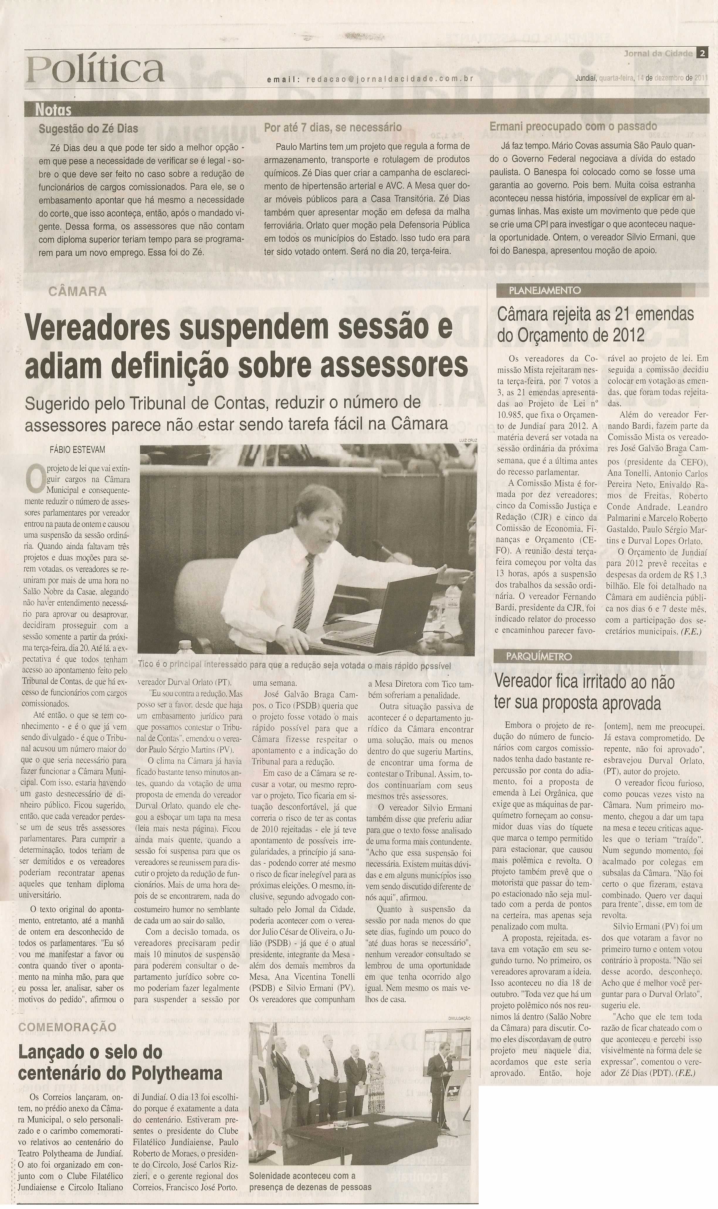 Jornal da Cidade - 14/12/2011