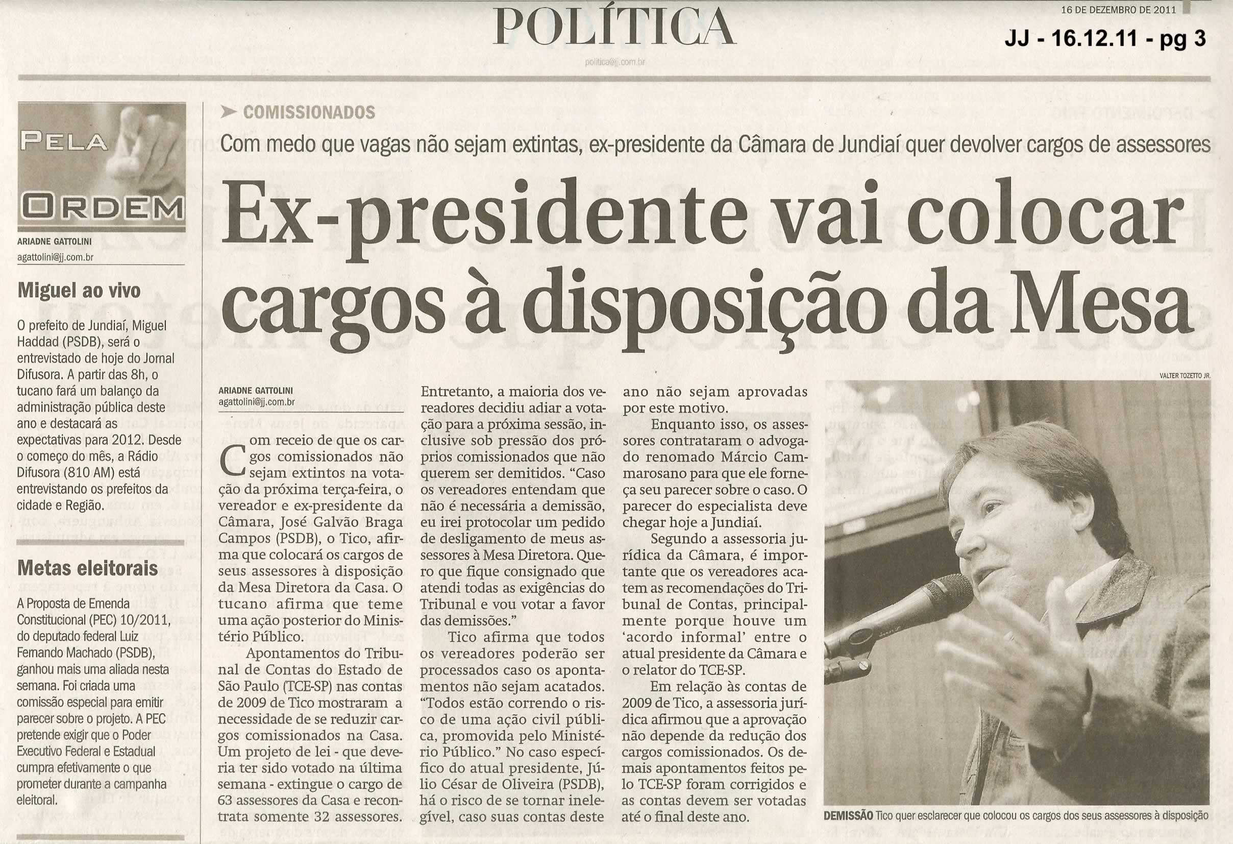 Jornal de Jundiaí - 16/12/2011