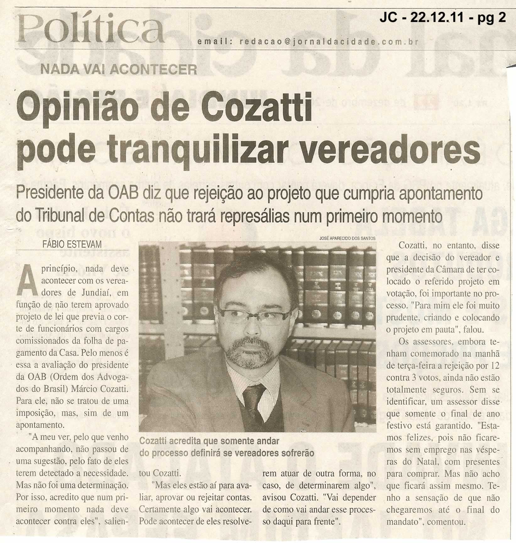 Jornal da Cidade - 22/12/2011