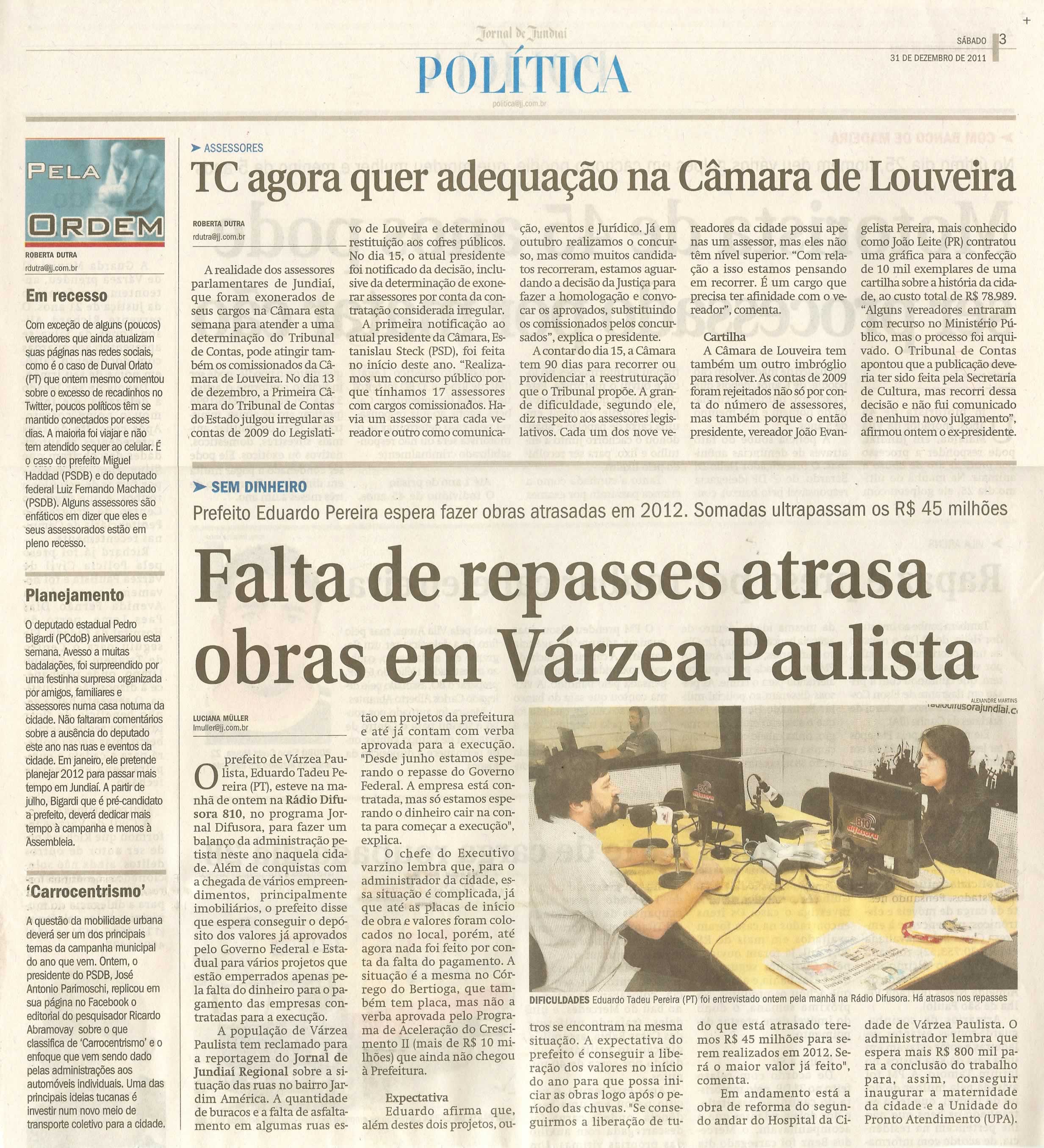 Jornal de Jundiaí - 31/12/2011
