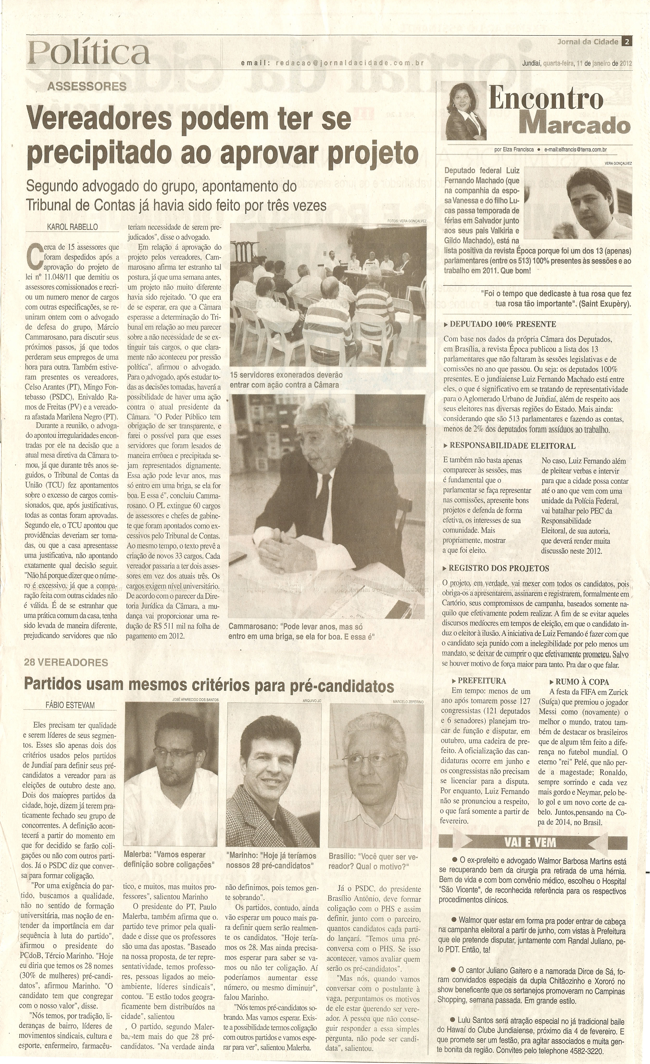 Jornal da Cidade - 11/01/2012