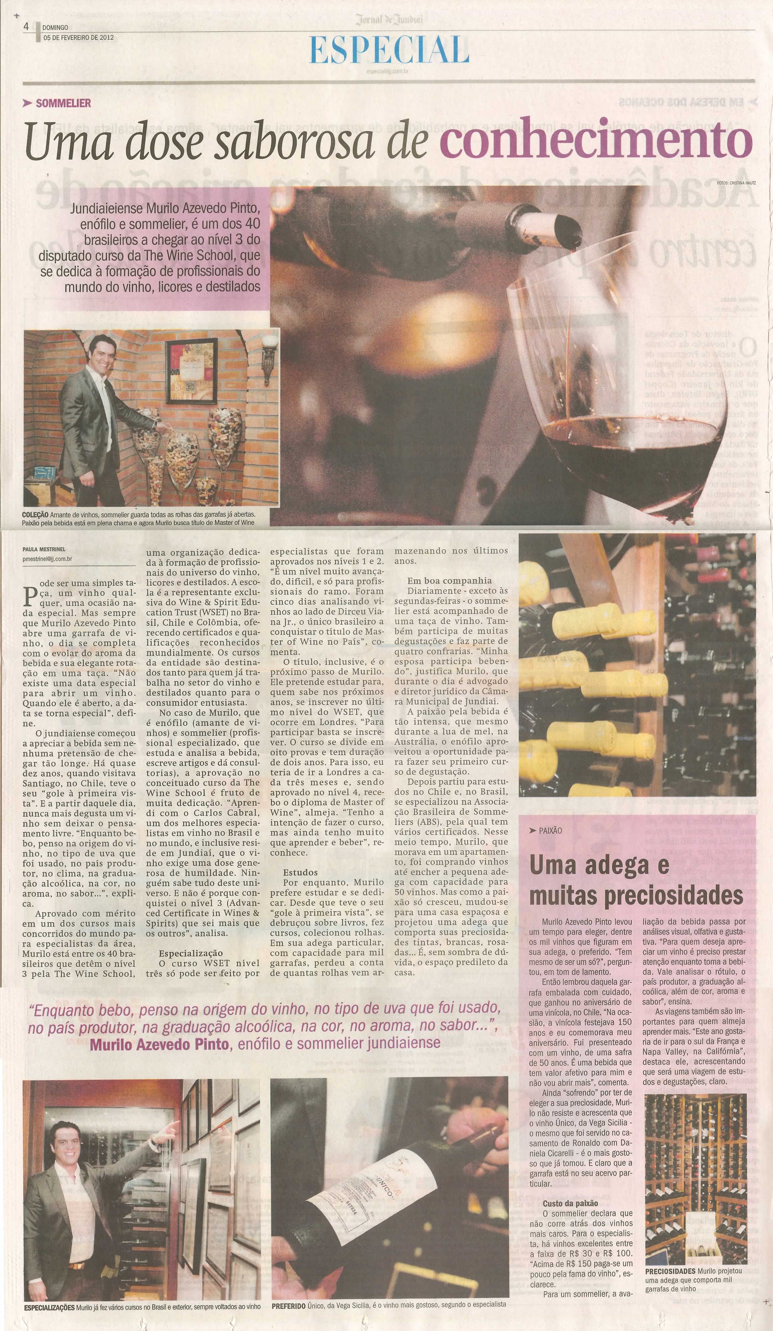 Jornal de Jundiaí - 05/02/2012