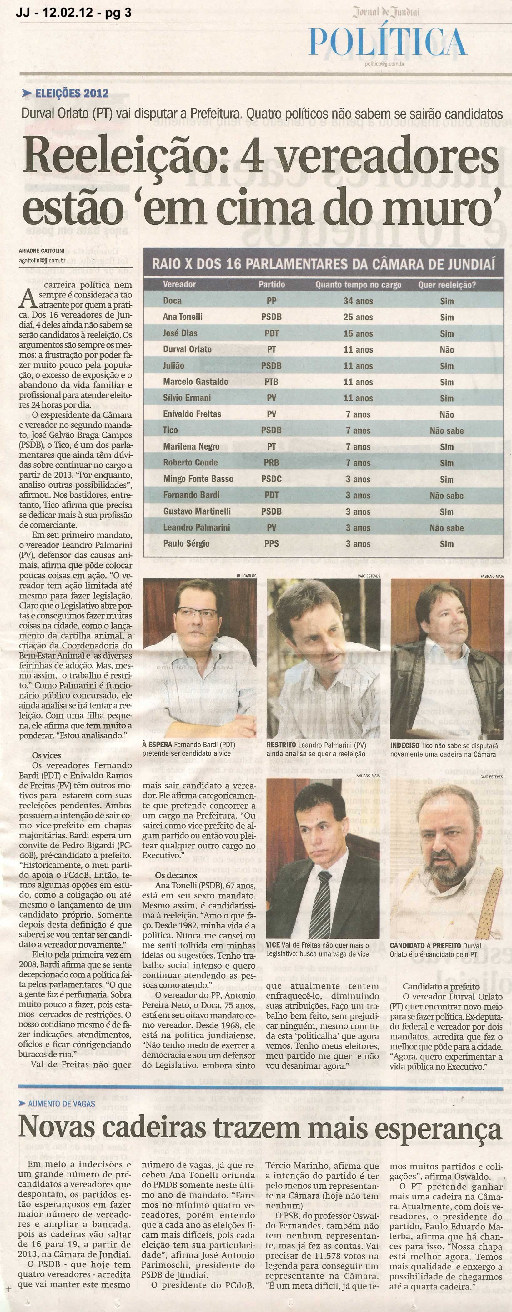 Jornal de Jundiaí - 12/02/2012
