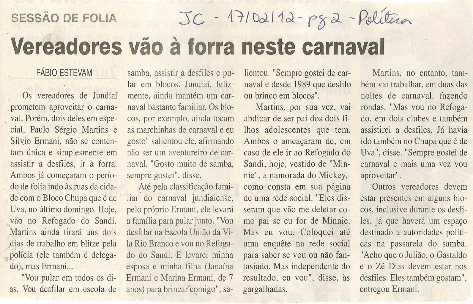Jornal da Cidade - 17/02/2012