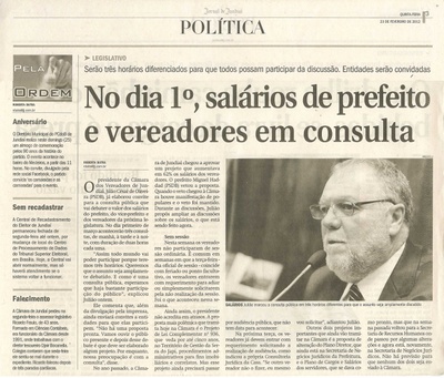 Jornal de Jundiaí - 23/02/2012
