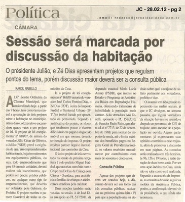 Jornal da Cidade - 28/02/2012