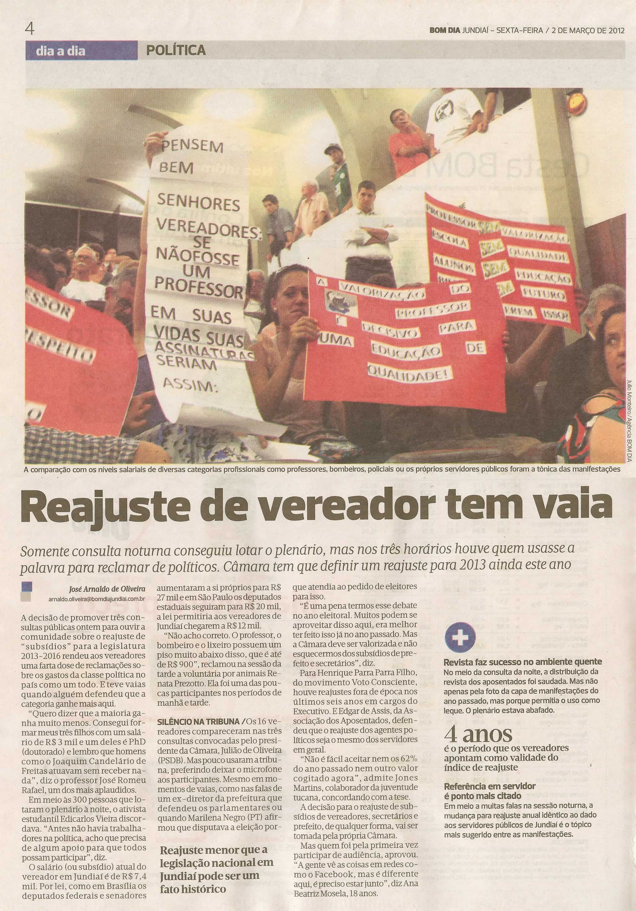 Bom Dia Jundiaí - 02/03/2012