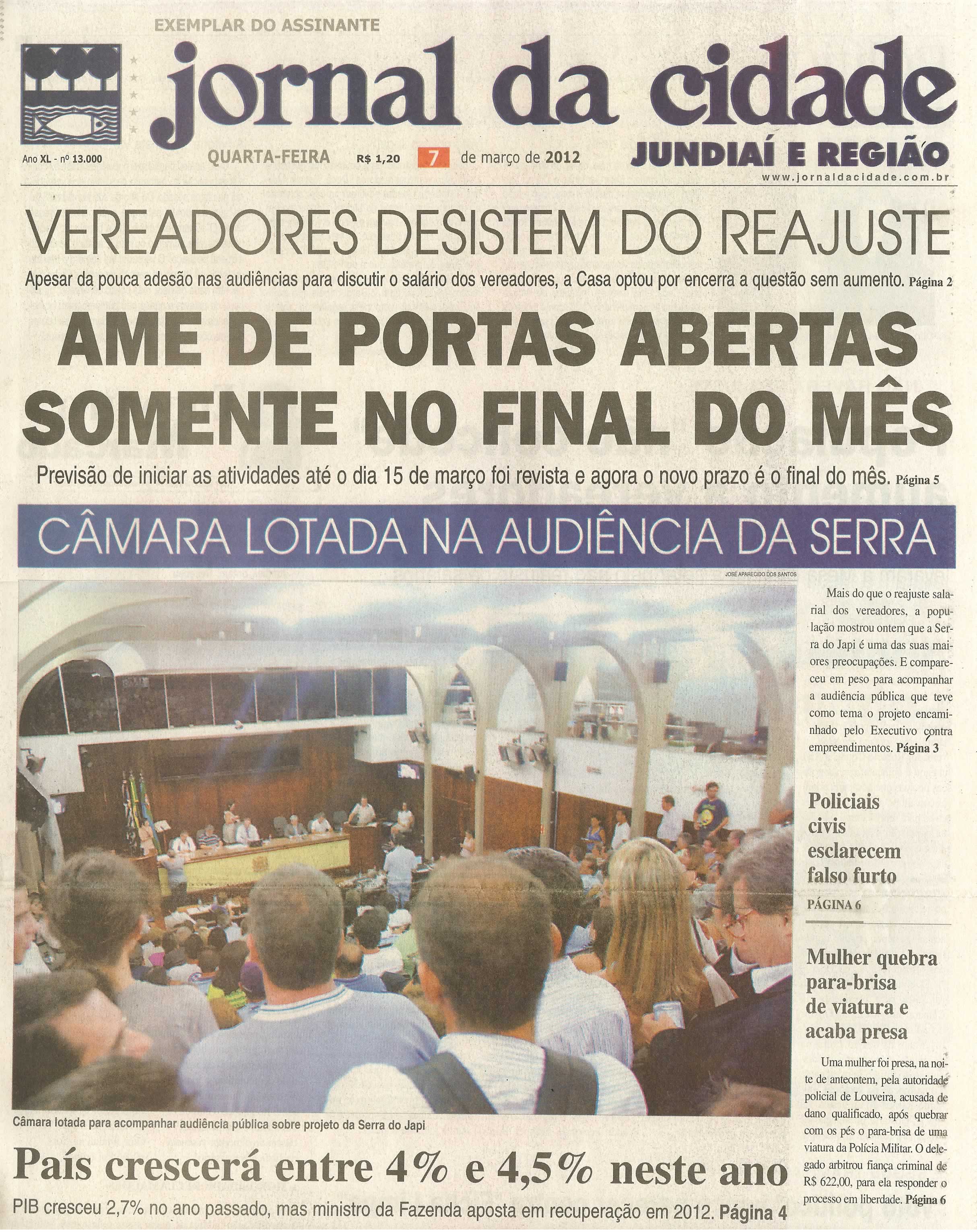Jornal da Cidade - 07/03/2012