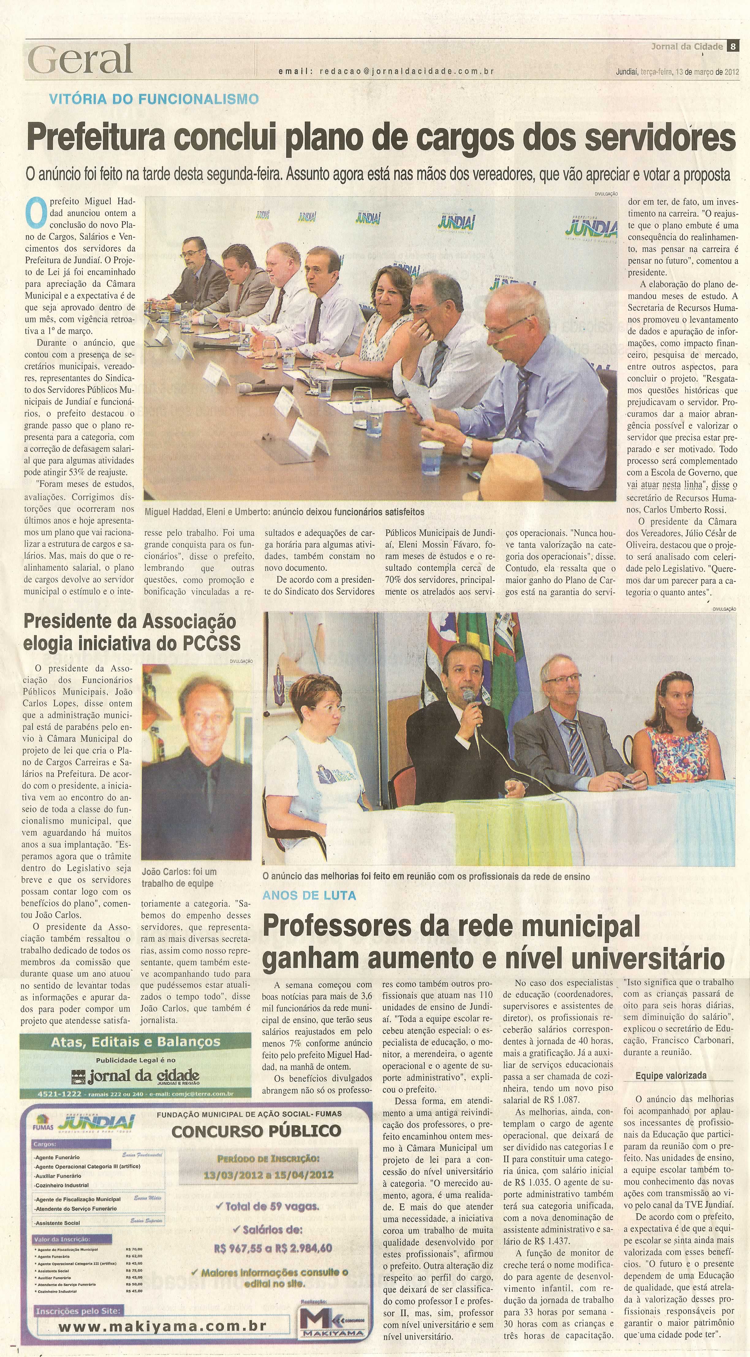 Jornal da Cidade - 13/03/2012