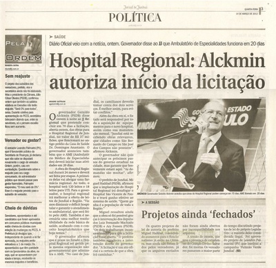 Jornal de Jundiaí - 14/03/2012