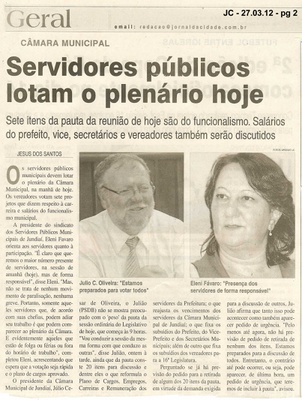 Jornal da Cidade - 27/03/2012