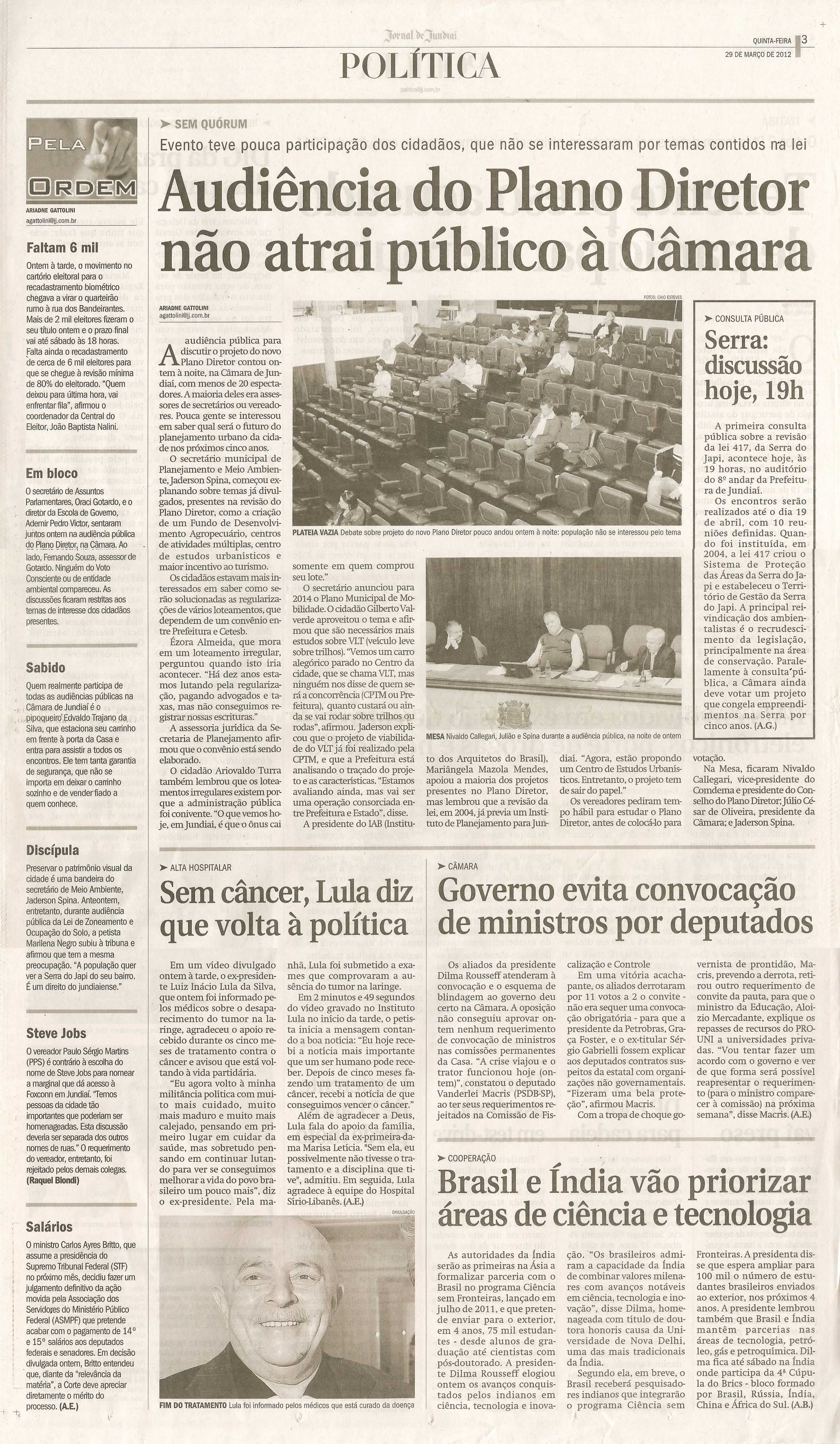 Jornal de Jundiaí - 29/03/2012
