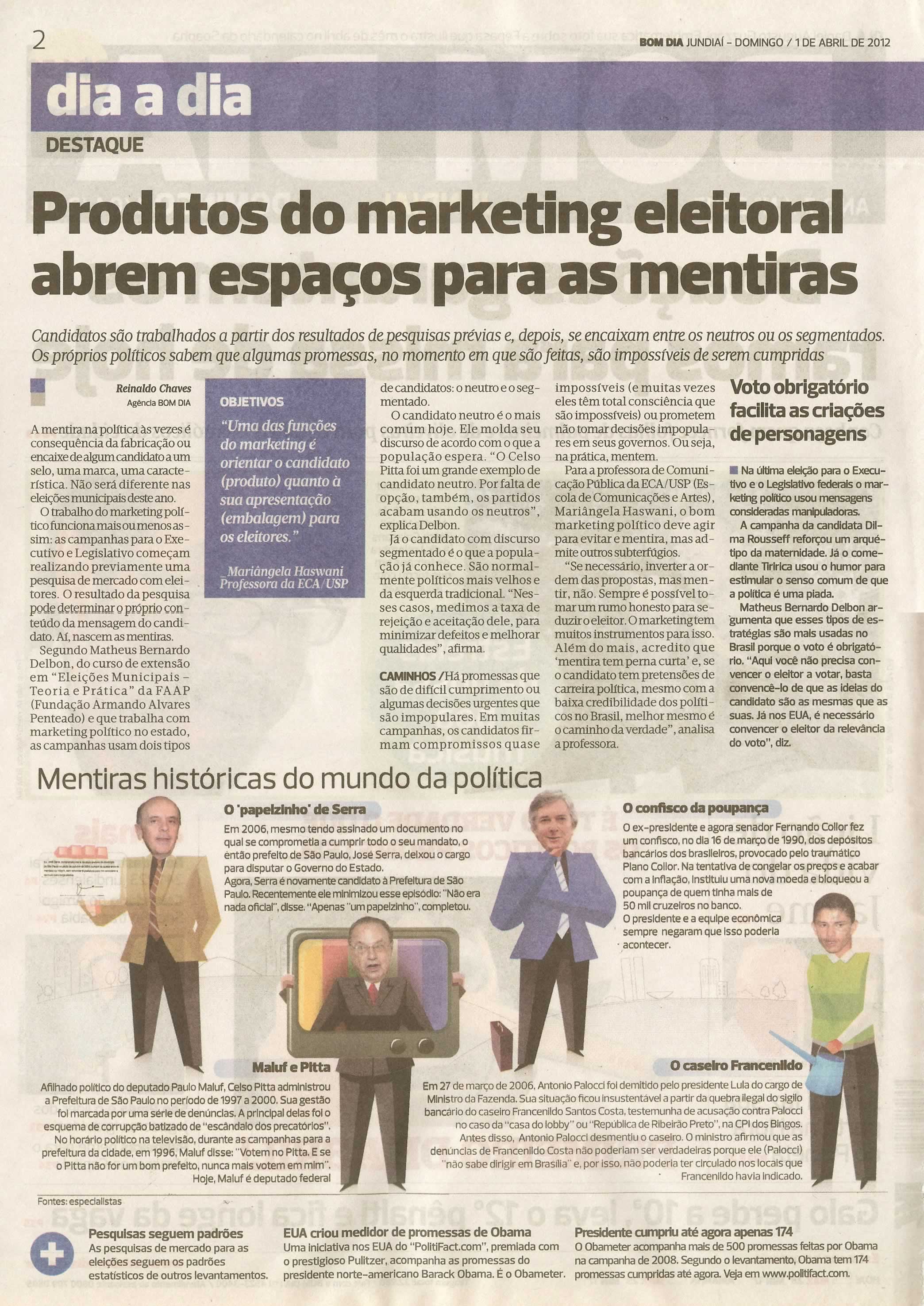 Bom Dia Jundiaí - 01/04/2012