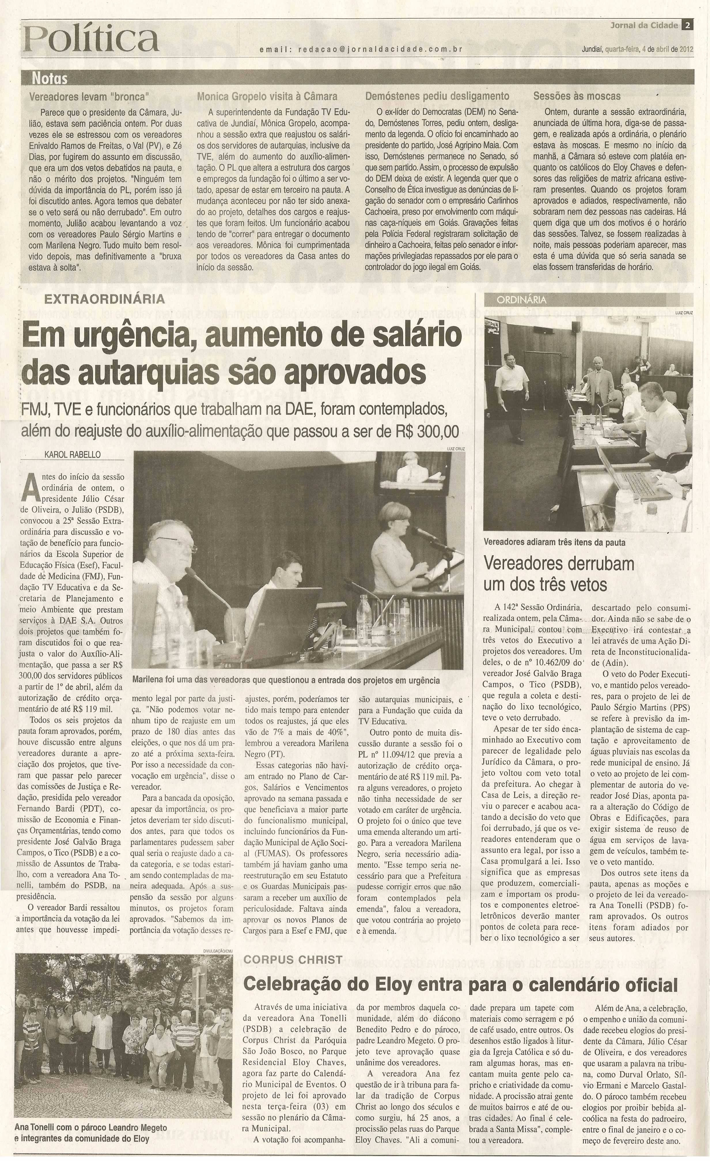 Jornal da Cidade - 04/04/2012