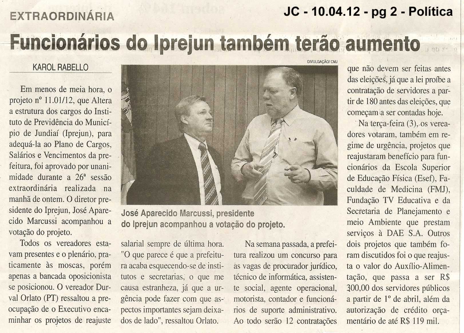 Jornal da Cidade - 10/04/2012