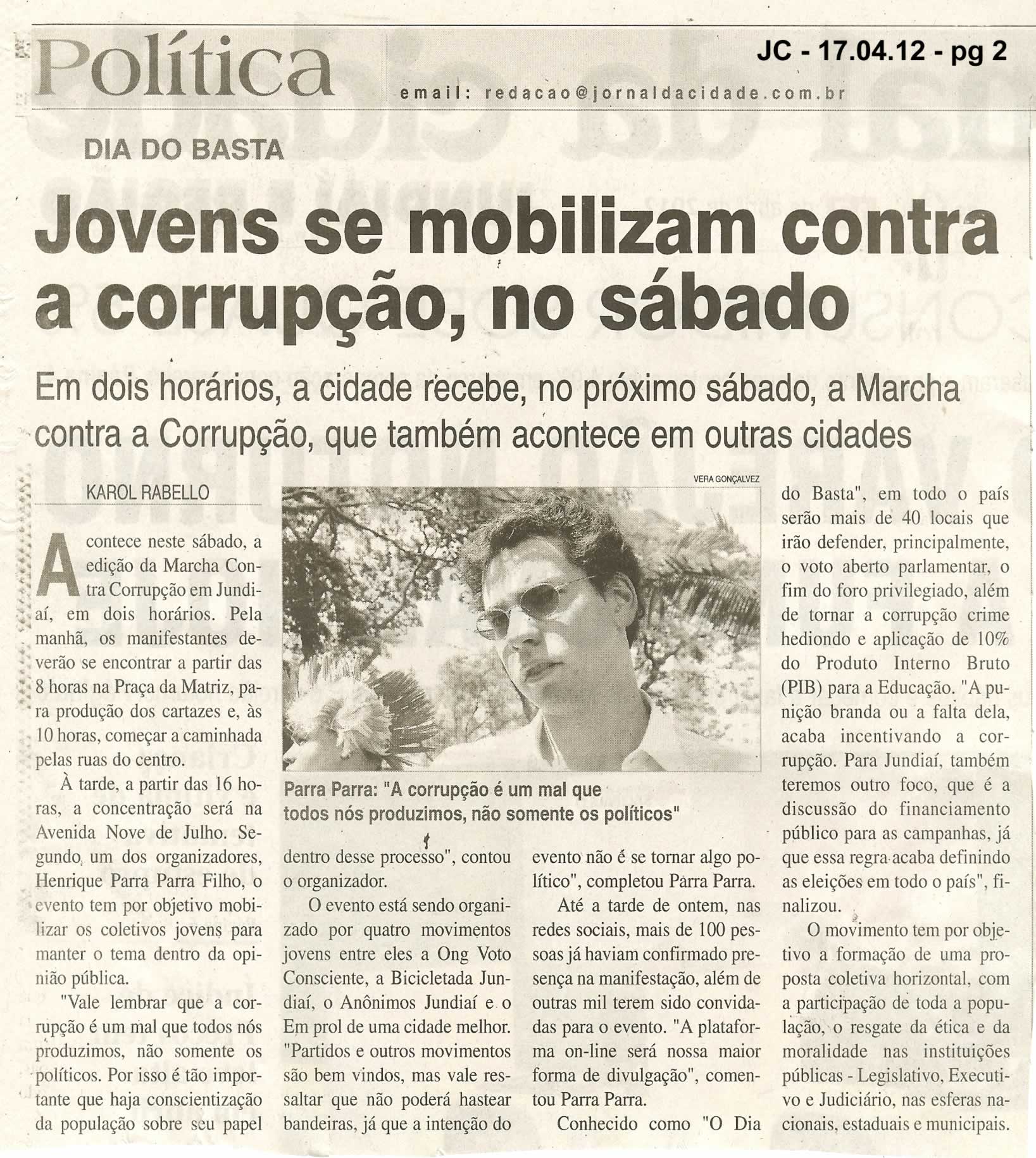 Jornal da Cidade - 17/04/2012