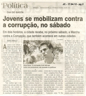 Jornal da Cidade - 17/04/2012