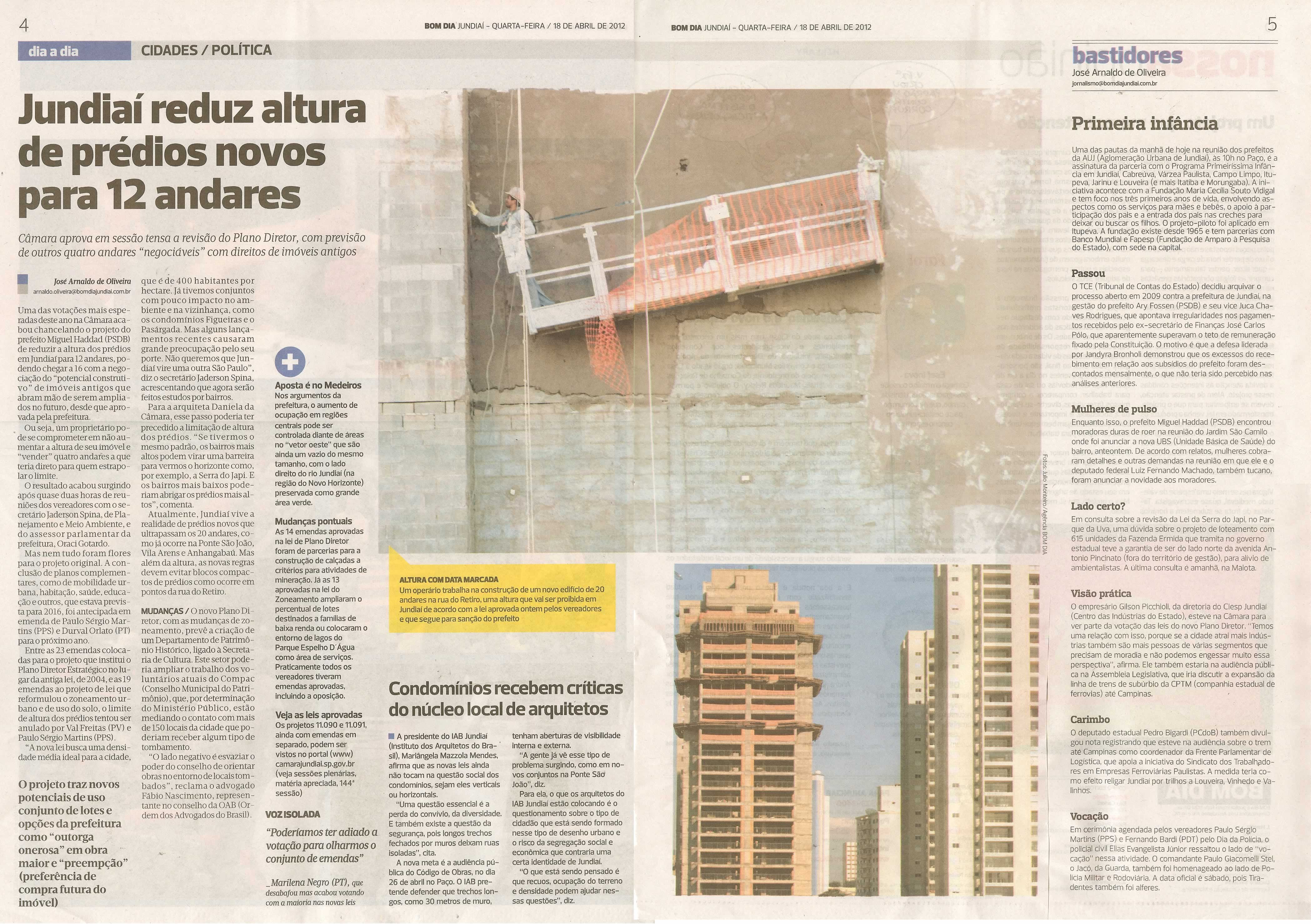 Bom Dia Jundiaí - 18/04/2012