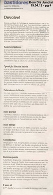 Bom Dia Jundiaí - 19/04/2012