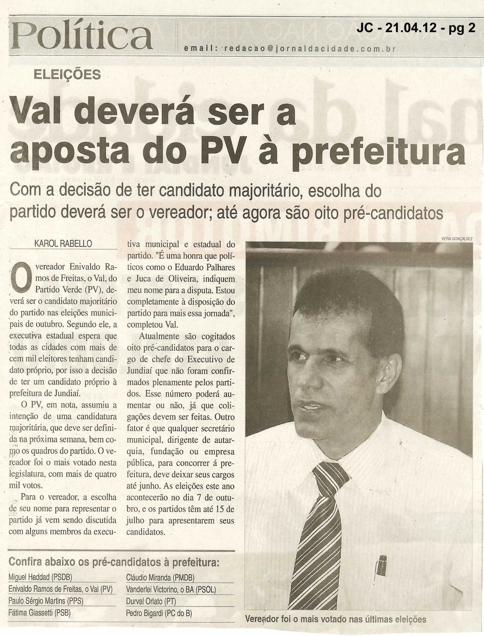 Jornal da Cidade - 21/04/2012
