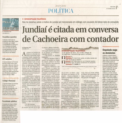 Jornal de Jundiaí - 27/04/2012