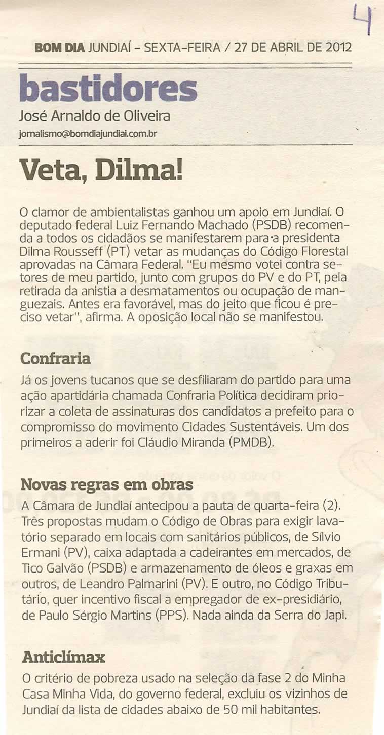 Bom Dia Jundiaí - 27/04/2012