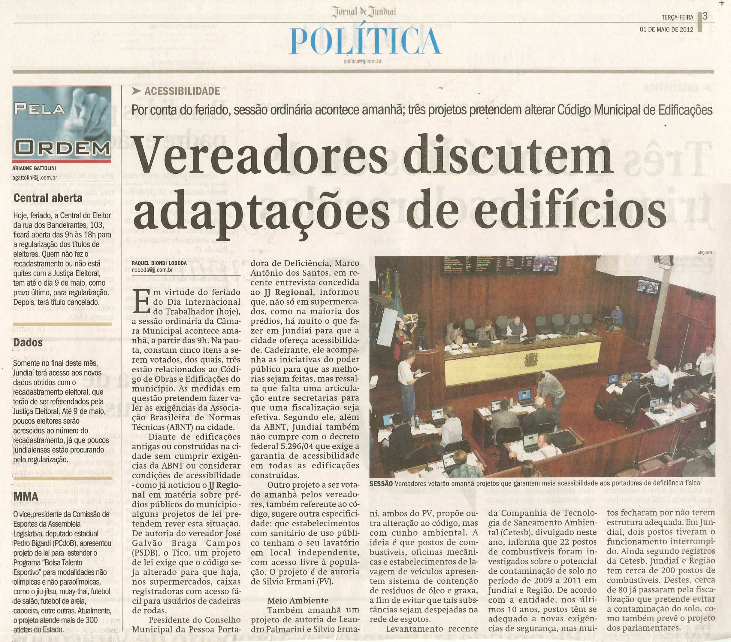 Jornal de Jundiaí - 01/05/2012