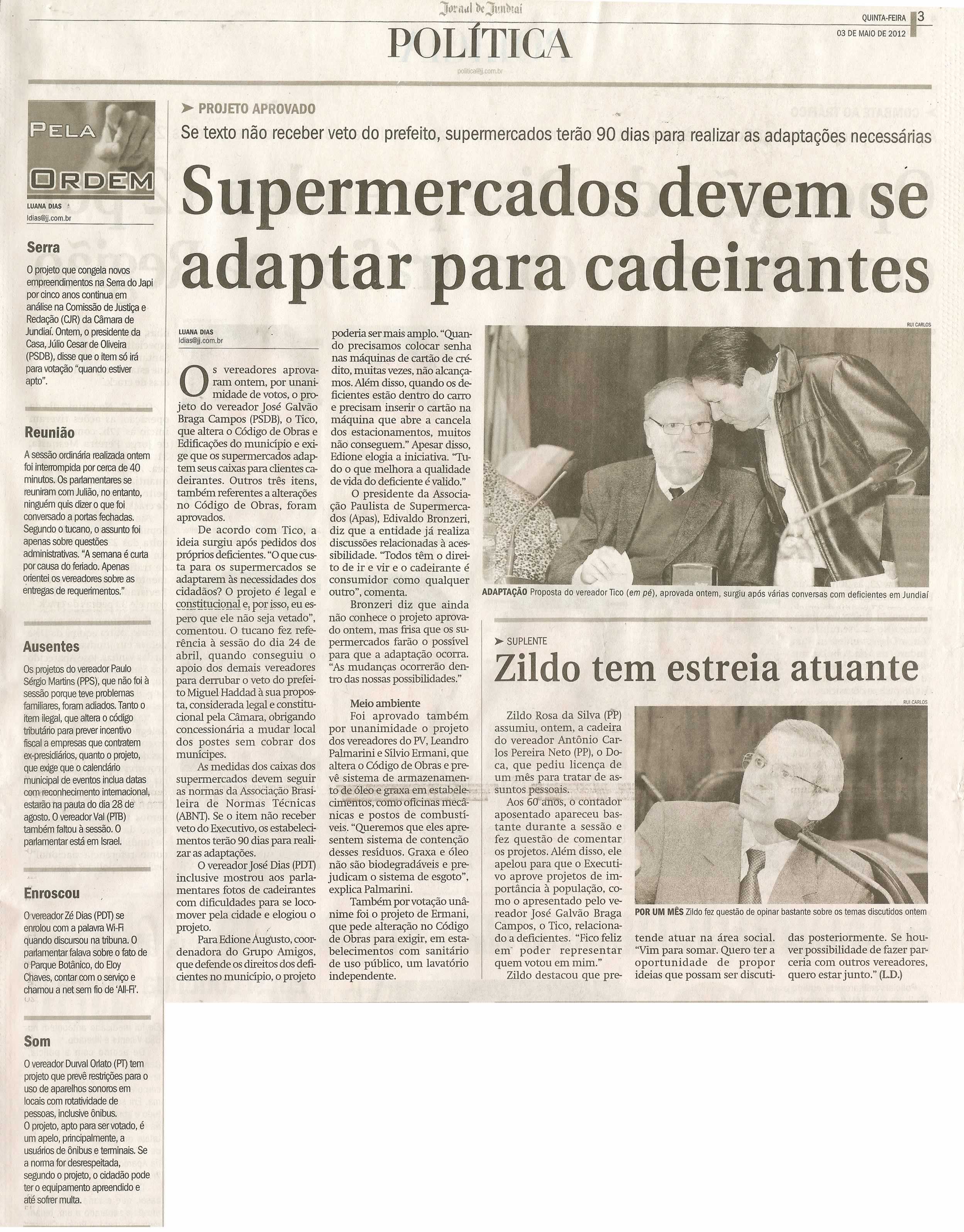 Jornal de Jundiaí - 03/05/2012