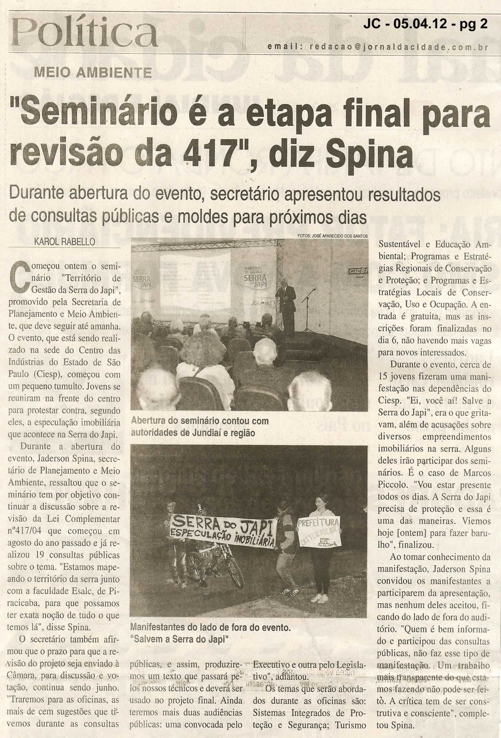 Jornal da Cidade - 08/05/2012