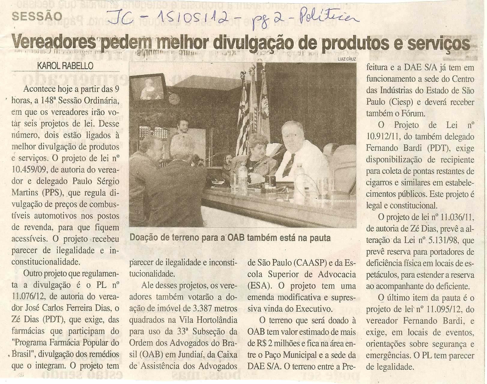 Jornal da Cidade - 15/05/2012