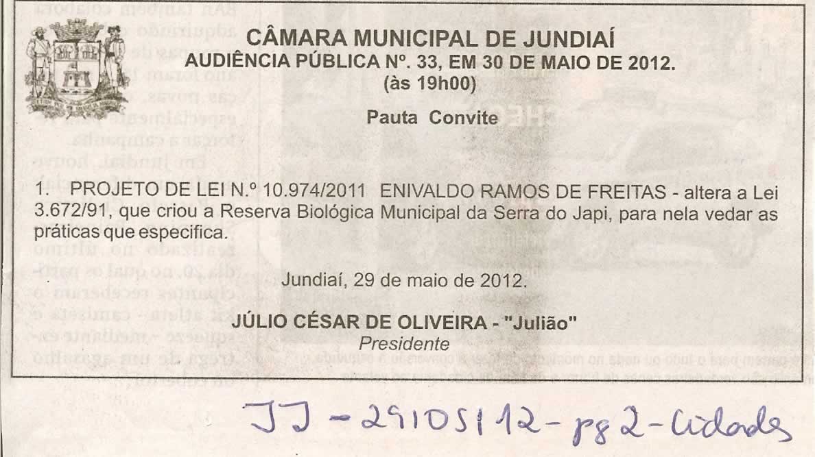 Jornal de Jundiaí - 29/05/2012
