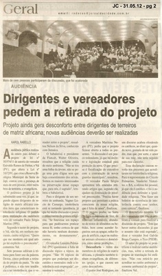 Jornal da Cidade - 31/05/2012