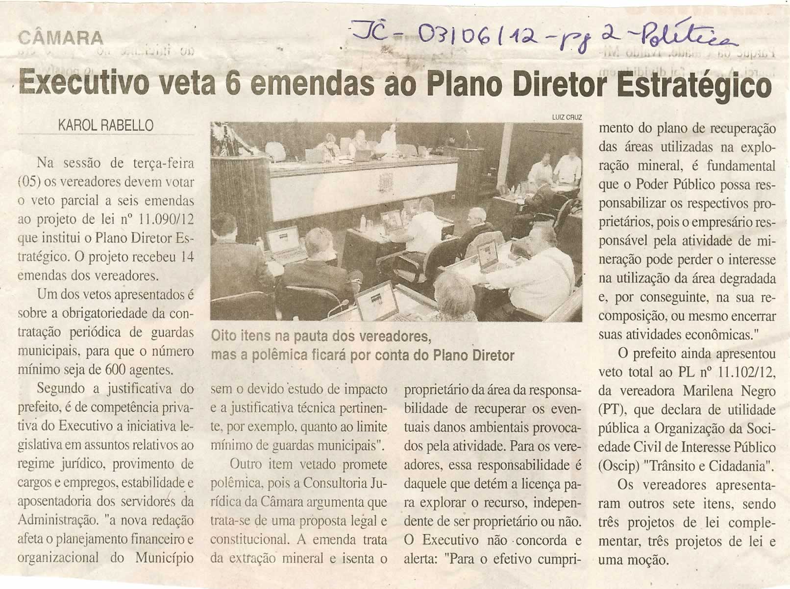 Jornal da Cidade - 03/06/2012