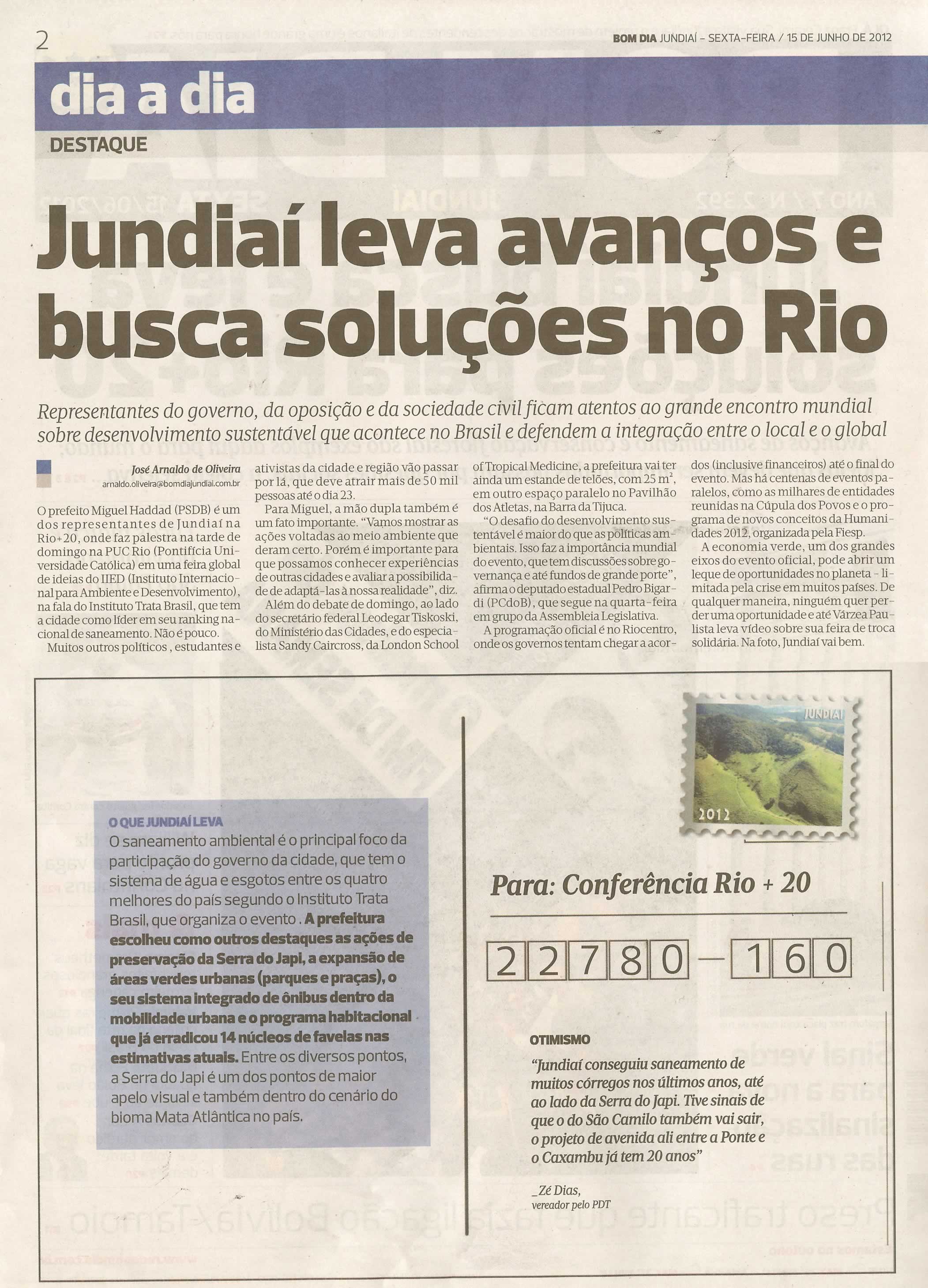 Bom Dia Jundiaí - 15/06/2012