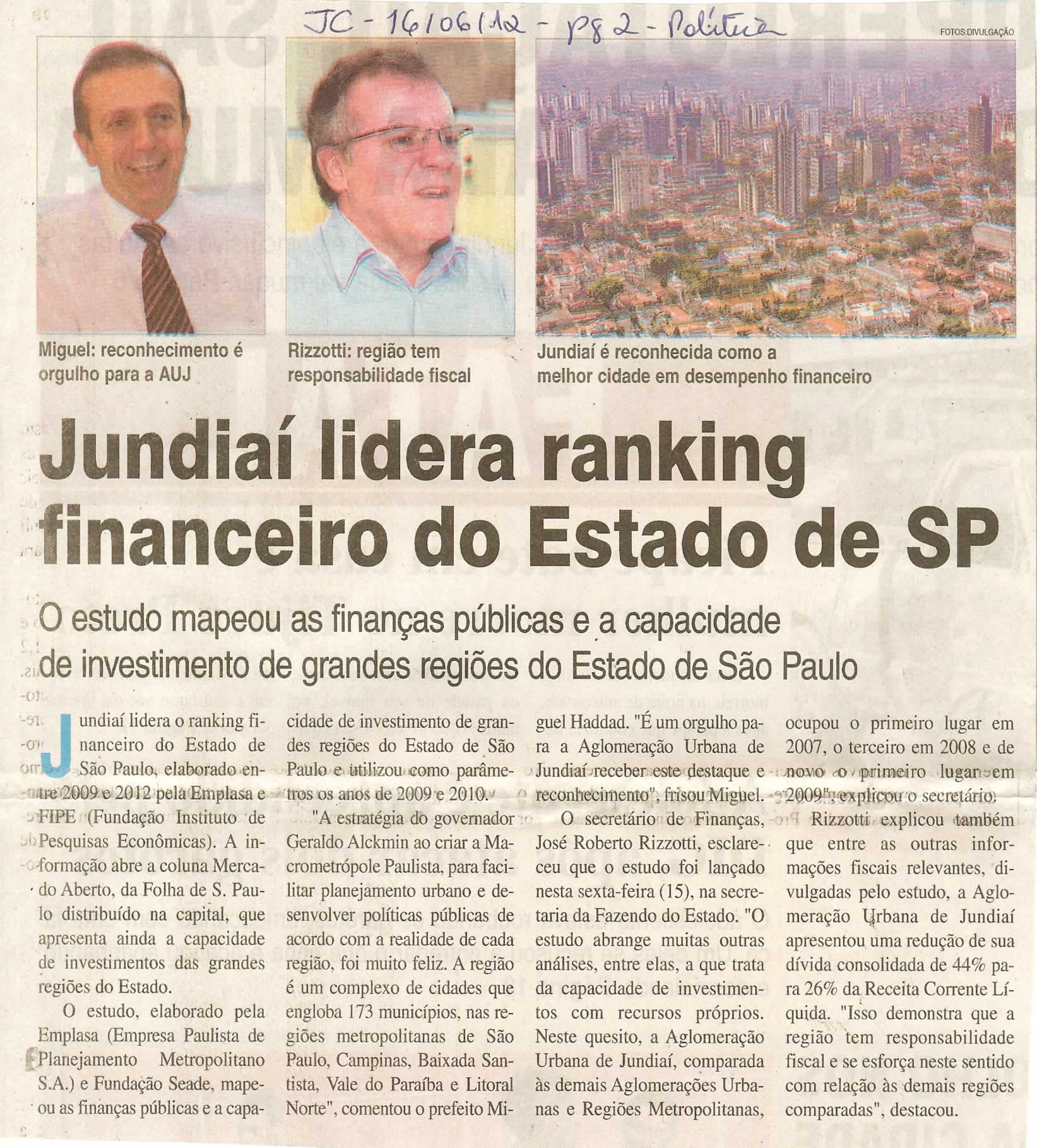 Jornal da Cidade - 16/06/2012