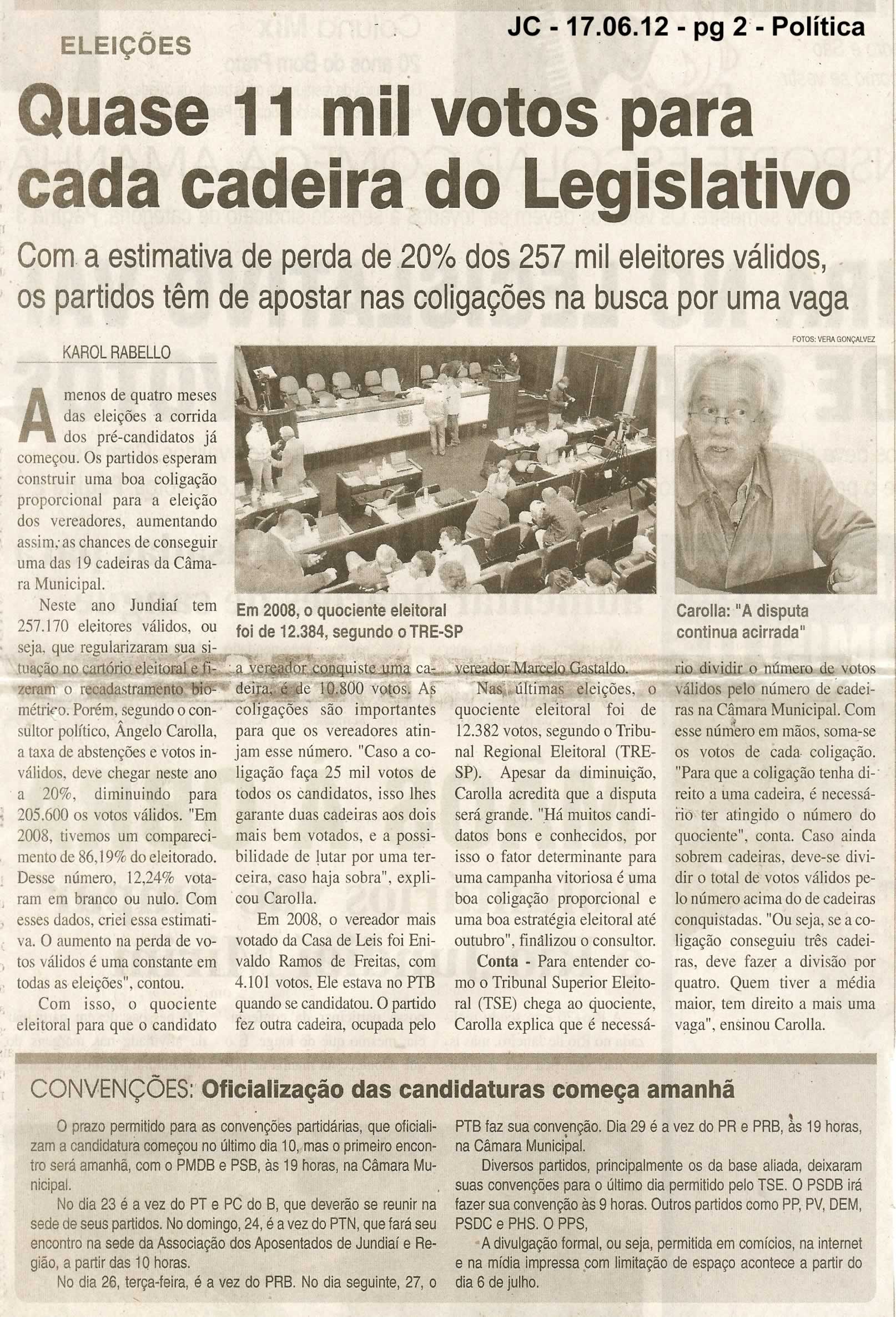 Jornal da Cidade - 17/06/2012