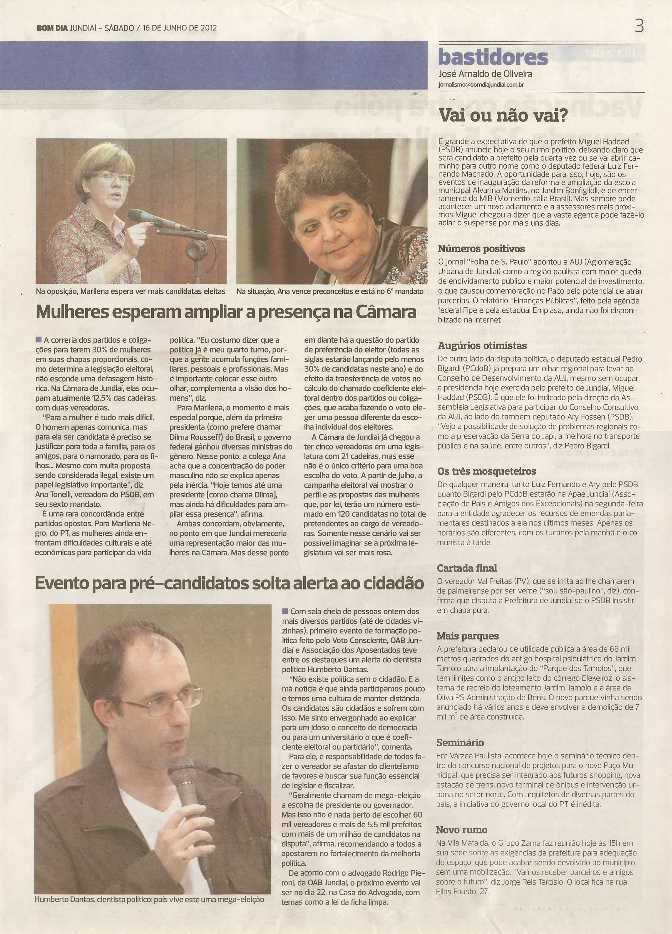 Bom Dia Jundiaí - 16/06/2012