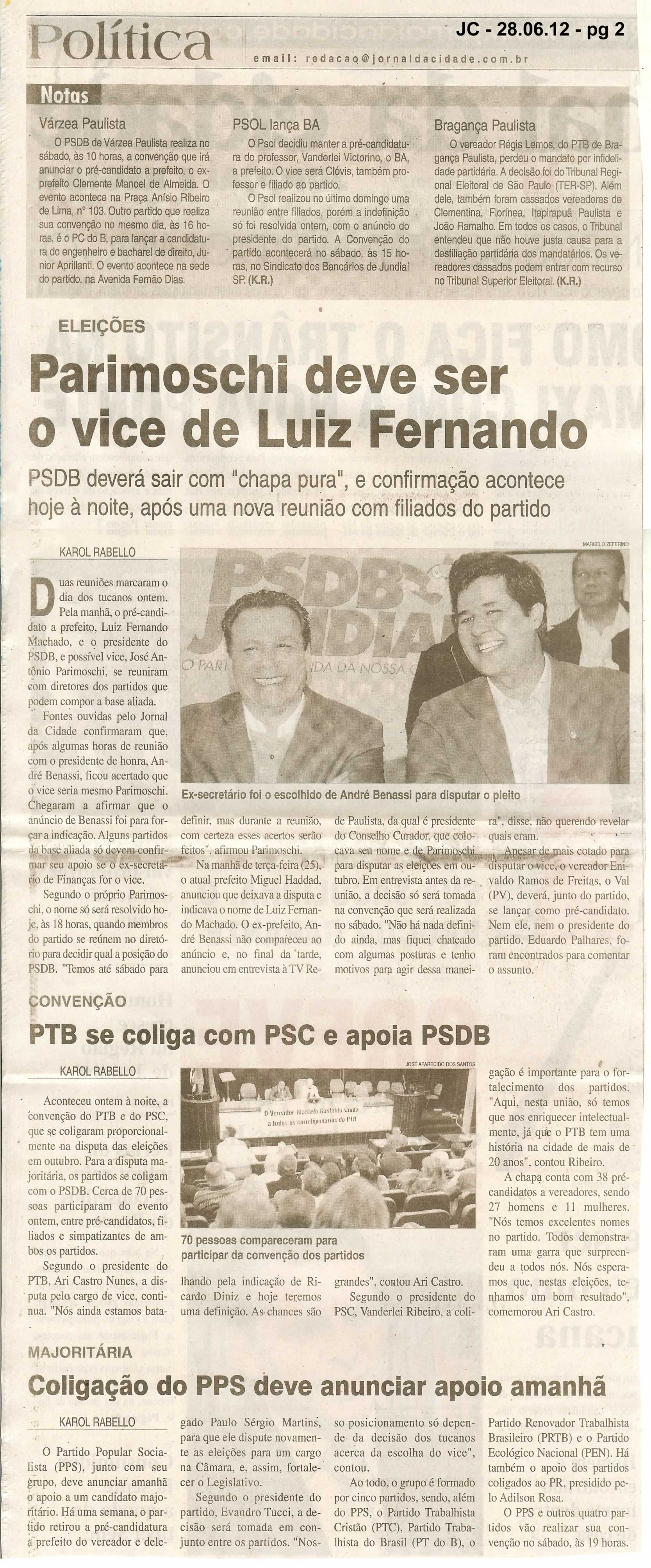 Jornal da Cidade - 28/06/2012