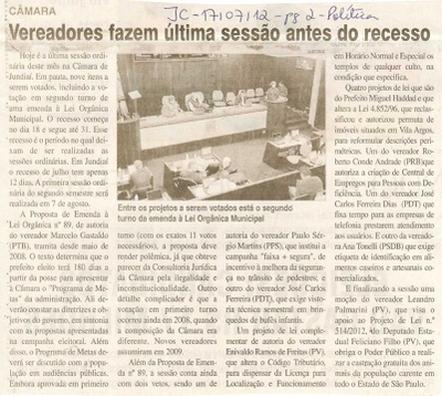 Jornal da Cidade - 17/07/2012