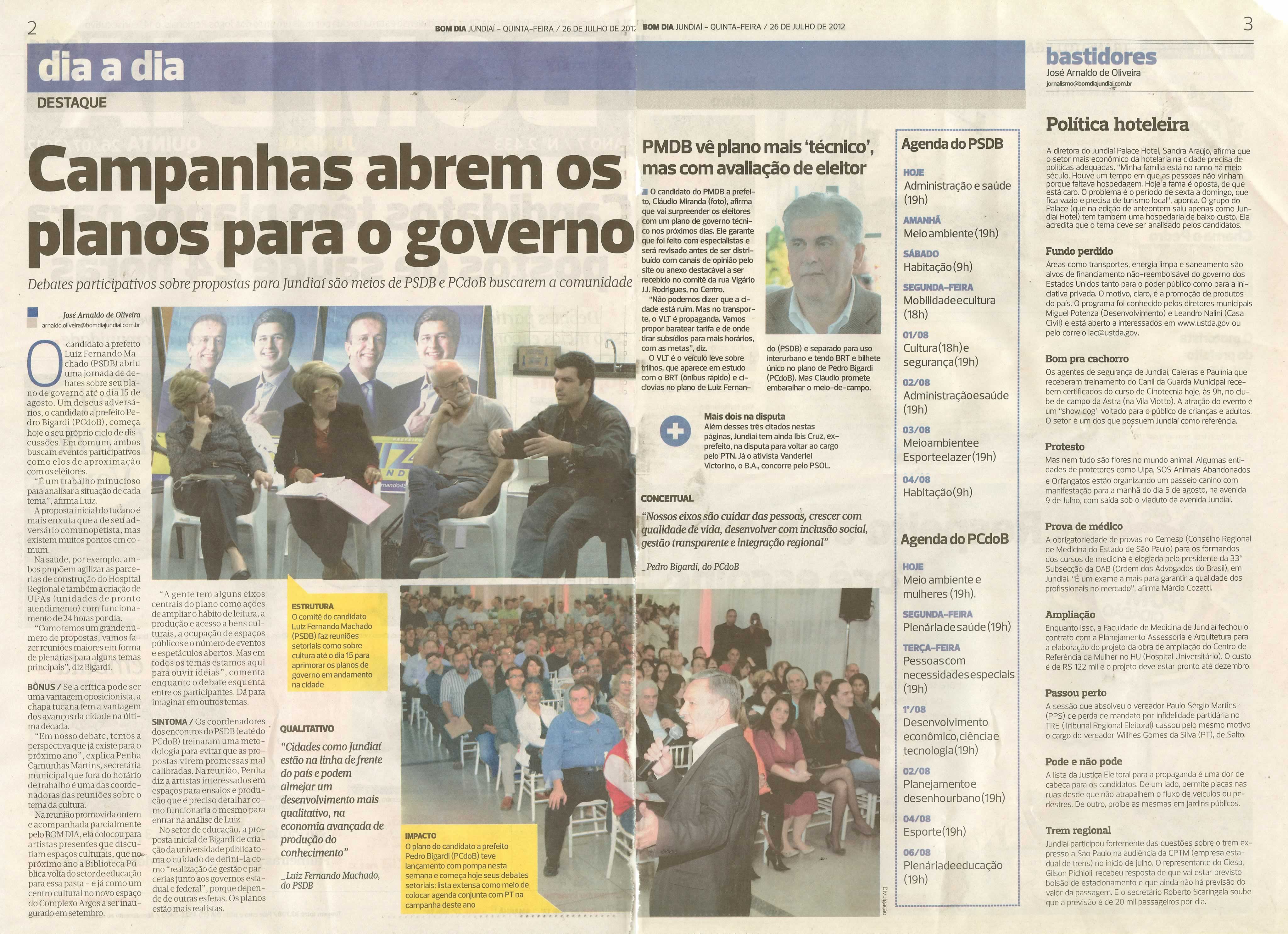 Bom Dia Jundiaí - 26/07/2012