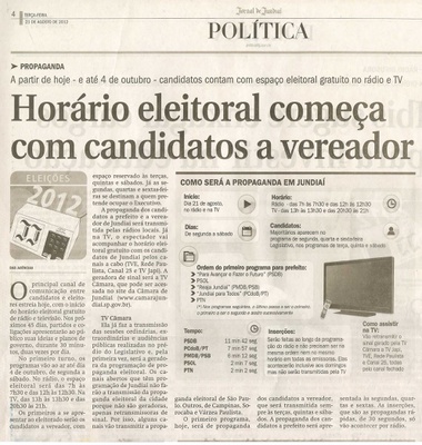Jornal de Jundiaí - 21/08/2012