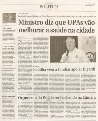 Jornal de Jundiaí - 27/08/2012