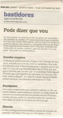 Bom Dia Jundiaí - 19/09/2012