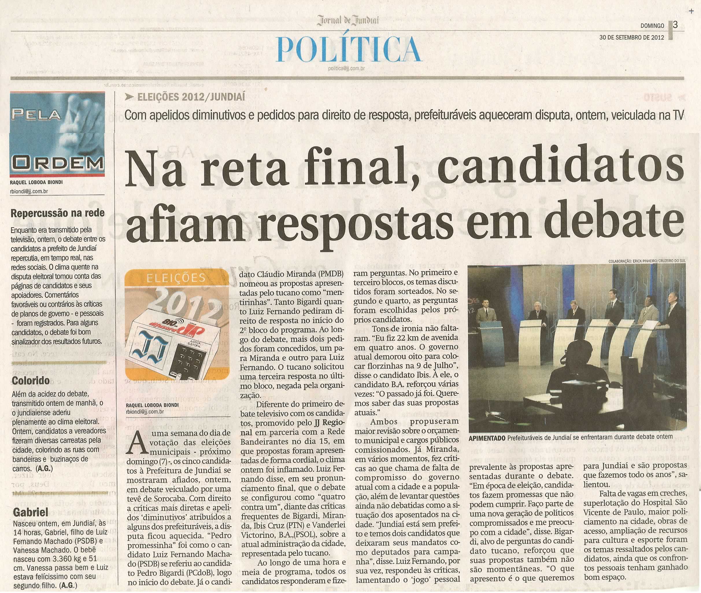 jornal de jundiaí - 30/09/2012