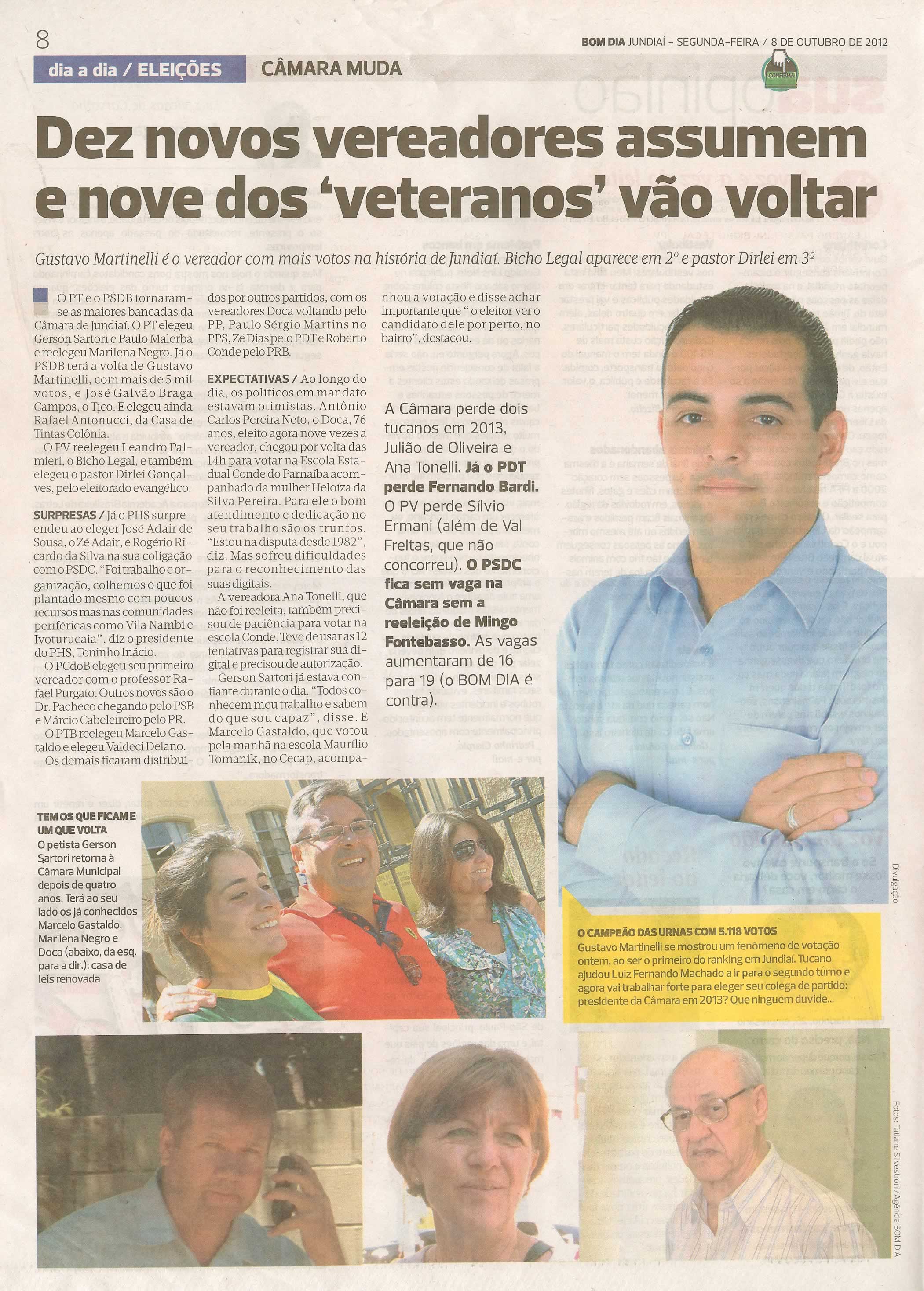 Bom Dia Jundiaí - 08/10/2012