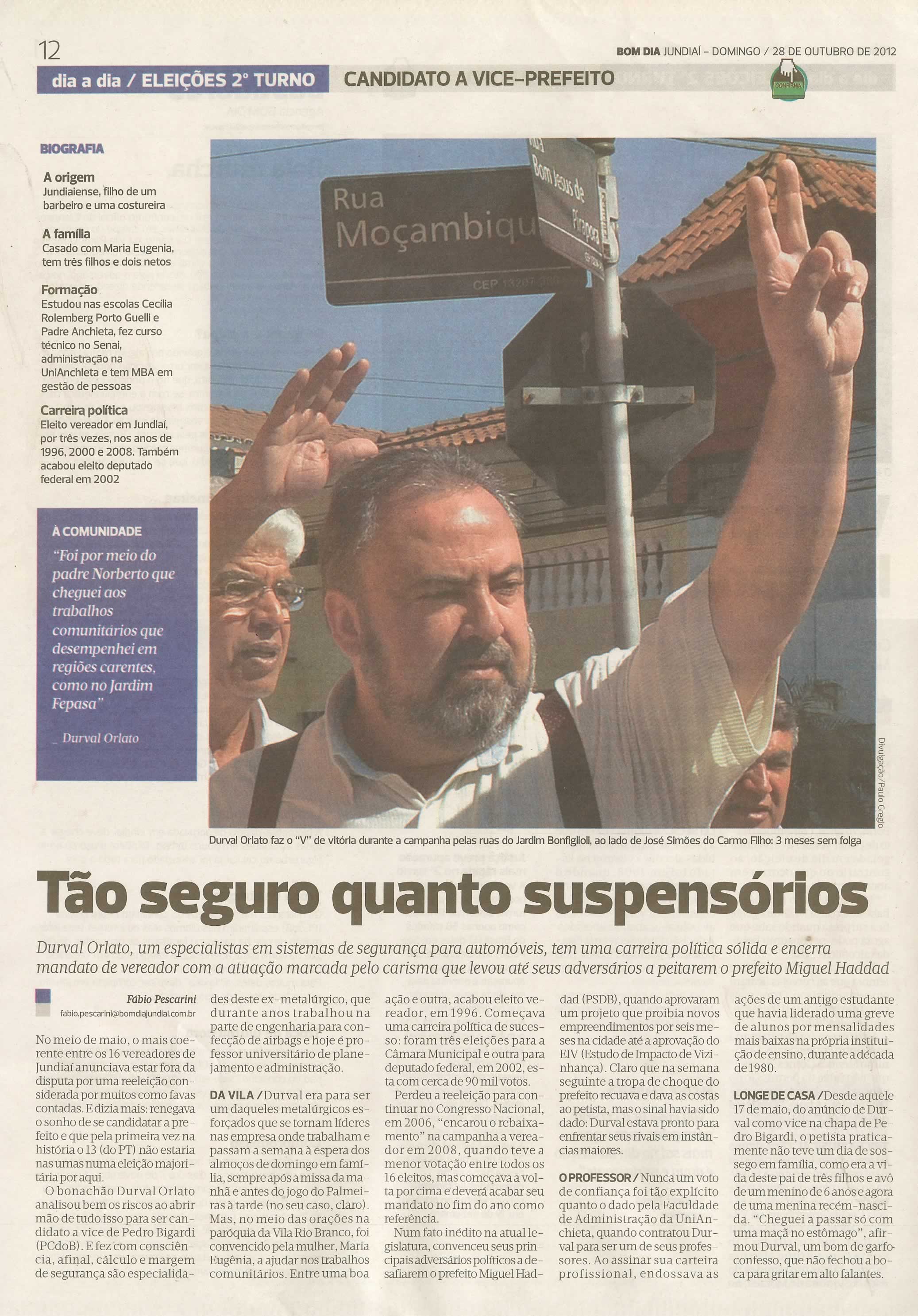 Bom Dia Jundiaí - 28/10/2012